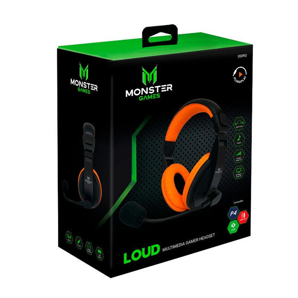Audífonos Gamer Loud Over-ear image number 2.0