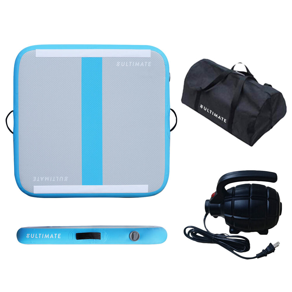 Airtrack 1 Metro - Colchoneta Inflable Gimnasia - Celeste image number 1.0