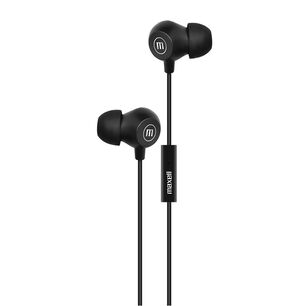 Aud&iacute;fonos Maxell In-bax Con Micr&oacute;fono In Ear 3.5mm Negro