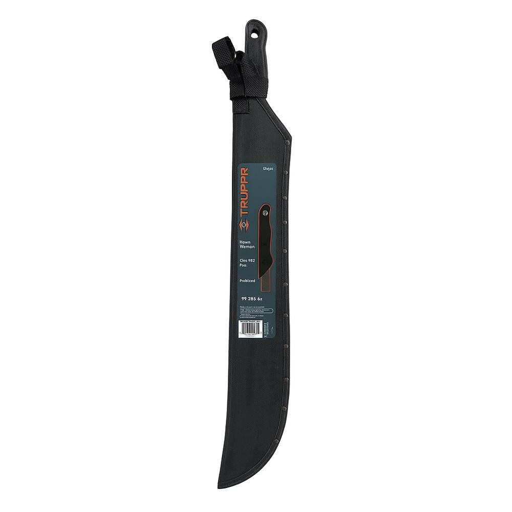Machete Doble Filo 18 Cacha Bimaterial, Con Funda, Truper image number 1.0