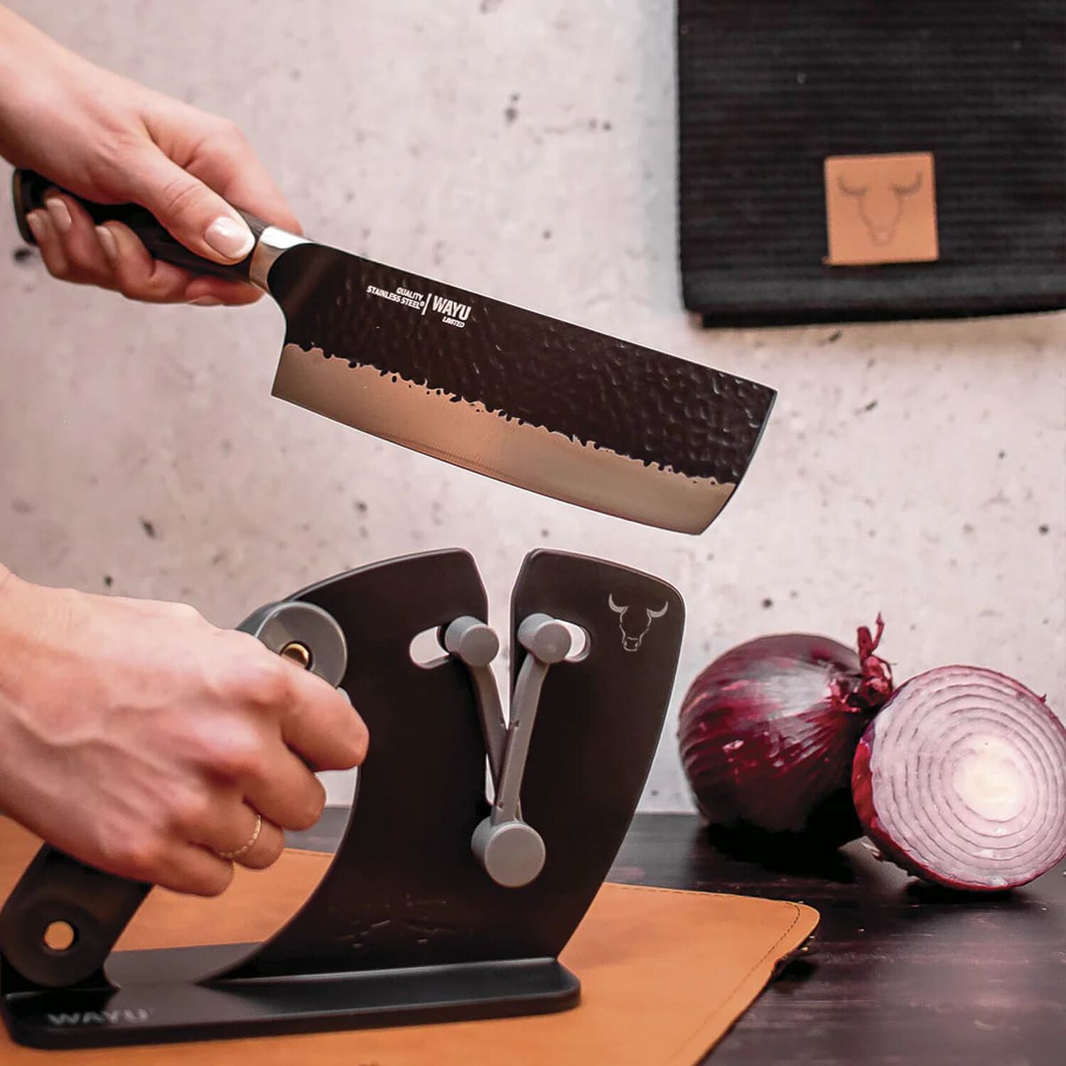 Cuchillo Hacha Hammer Wayu 30 Cm Revestimiento Antiadherente image number 4.0