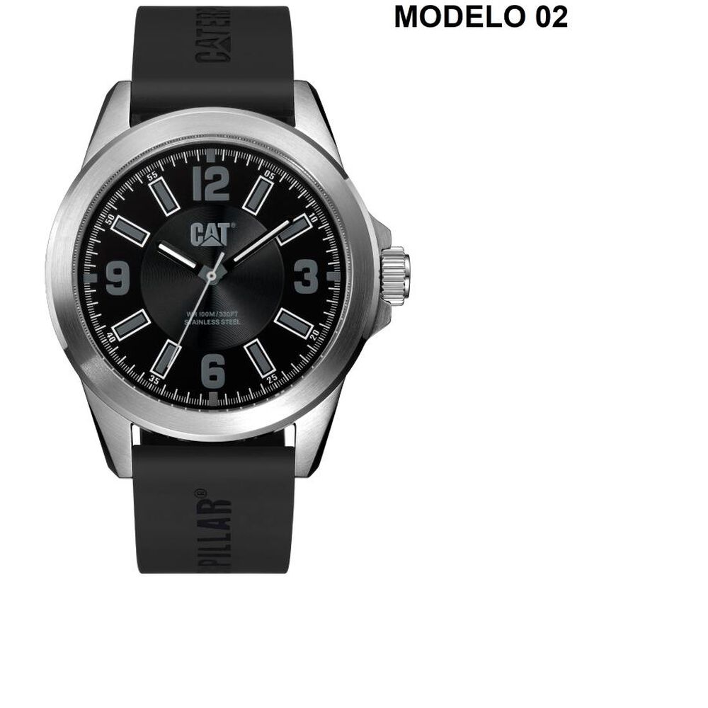 Correa Pulsera Cat Hombre 02 Negro image number 2.0