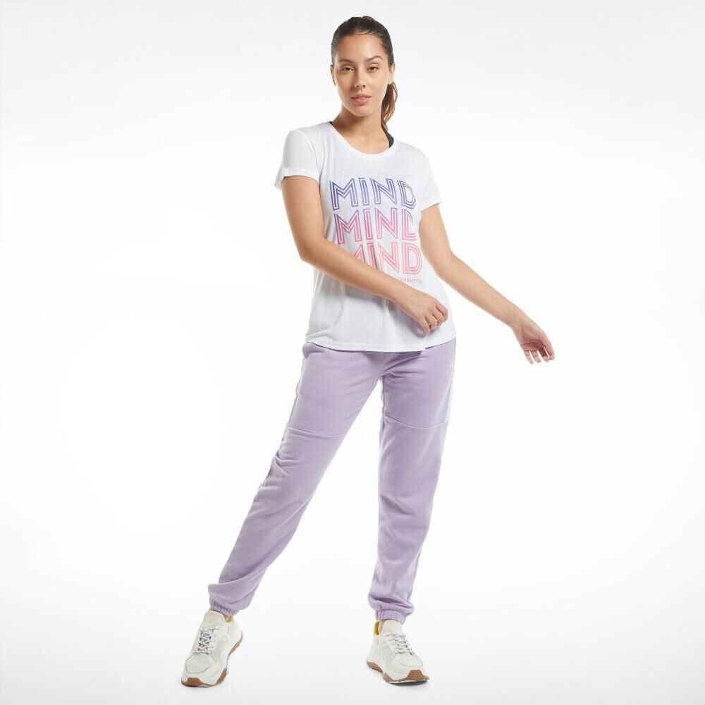 Polera Deportiva Estampado Frontal Manga Corta Mujer Wetland image number 1.0