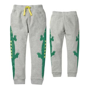 Pantal&oacute;n Buzo Ni&ntilde;o 100% Algod&oacute;n Jump Kids Gris Claro Cocodrilo