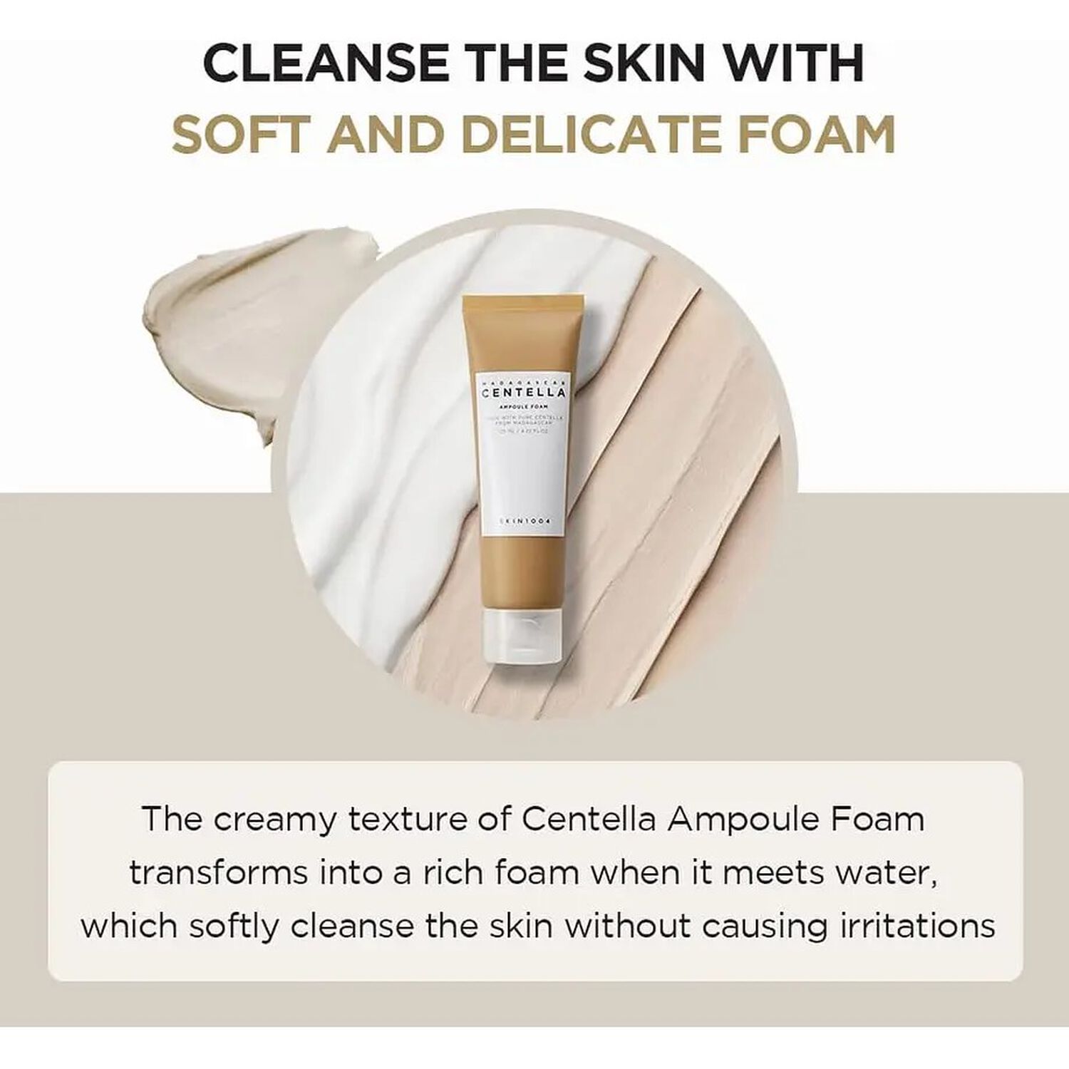 Madagascar Centella Ampoule Foam (skin1004) - 125ml Limpiador En Espuma Calmante Pieles Sensibles image number 2.0