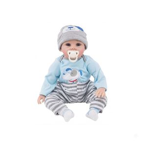 Mu&ntilde;eco Beb&eacute; Reborn Realista Silicona Suave