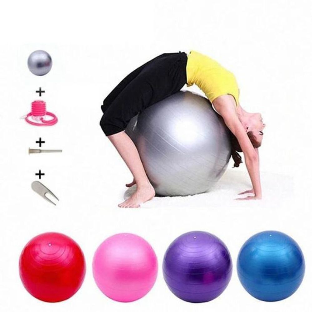 Pelota Balon Yoga 75 Cm Pilates Con Inflador image number 1.0