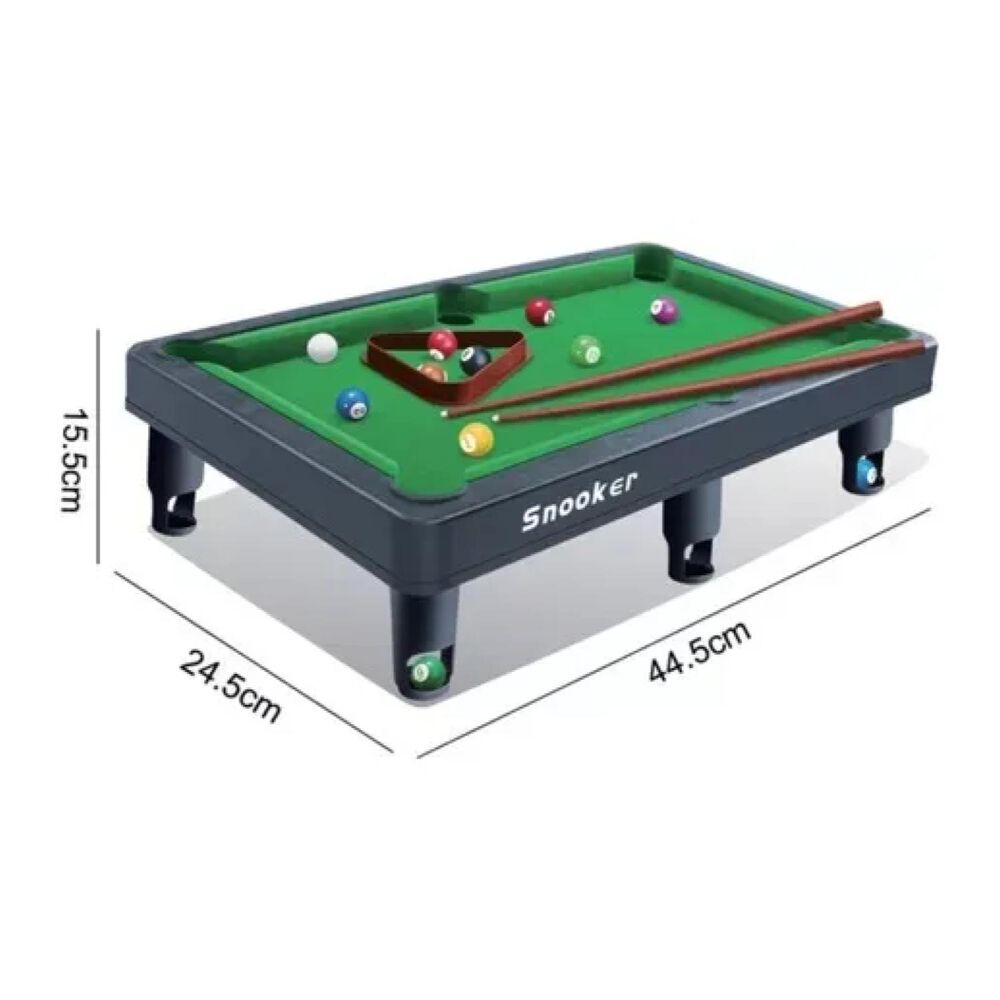 Juguete Mini Mesa De Pool Billar Con Accesorios Infantil image number 5.0