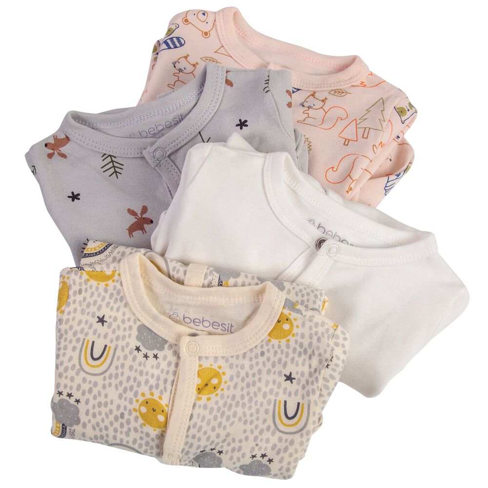 Pack De 4 Pijamas Bebés 0-3m image number 2.0