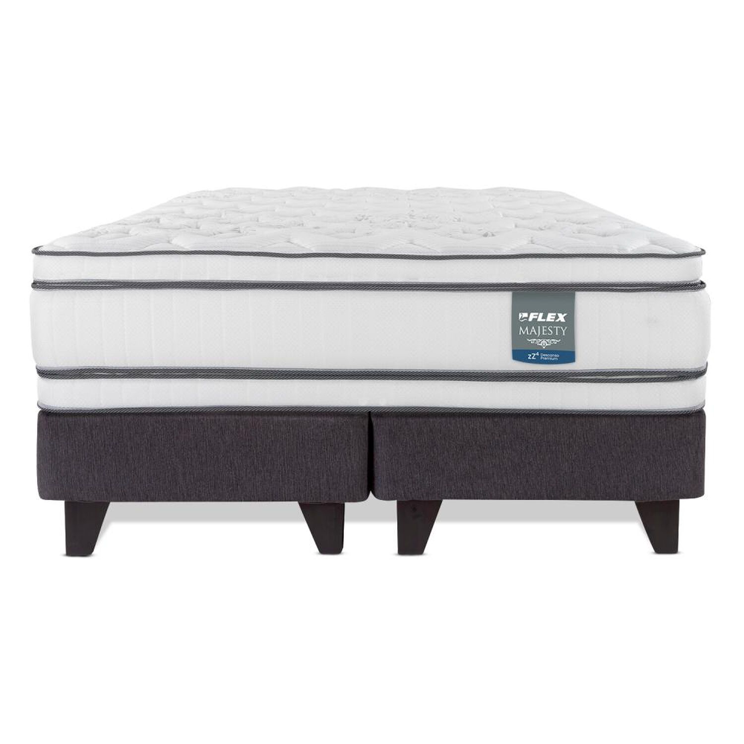 Cama Europea Flex Majesty / 2 Plazas / Base Dividida image number 0.0