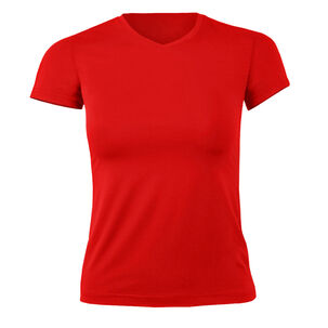 Polera Dry Fit Manga Corta Cuello V Urocyon Mujer