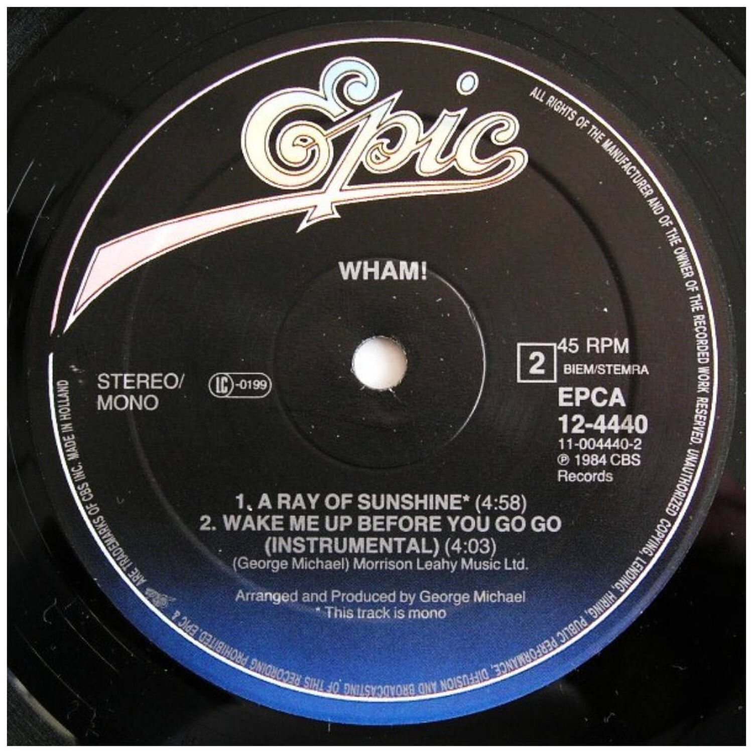 Wham - Wake Me Up Before You Go-go | 12" Maxi Single Usado image number 3.0