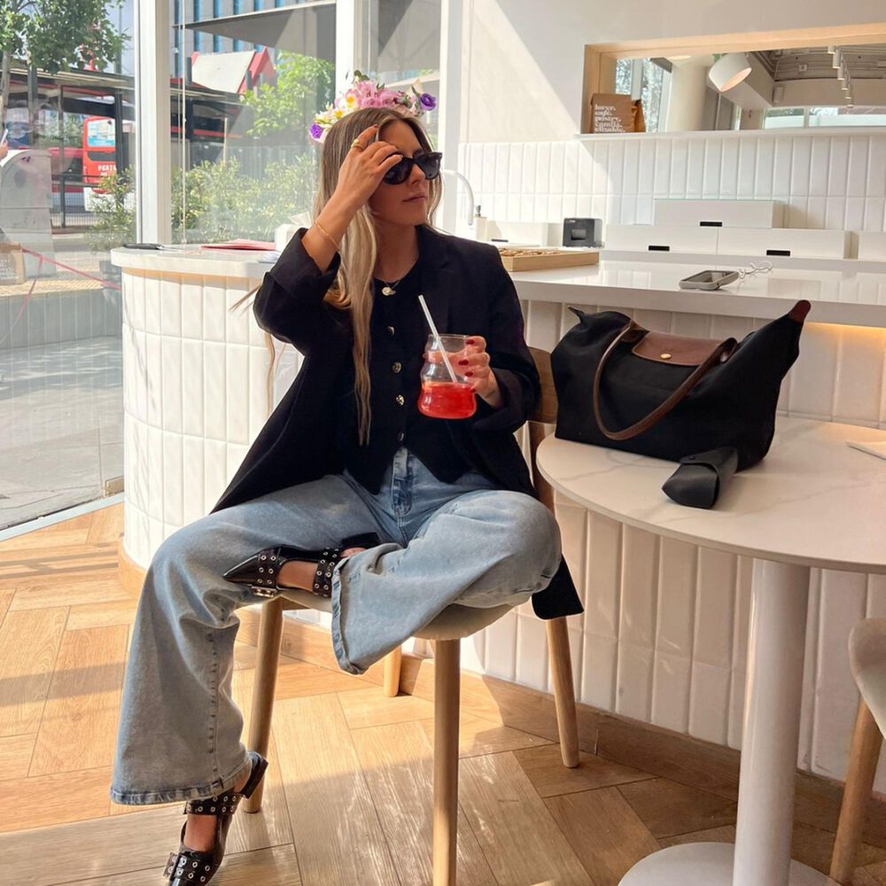 Ballerinas Negro Mujer Casuales Chalada Slik-1 image number 13.0