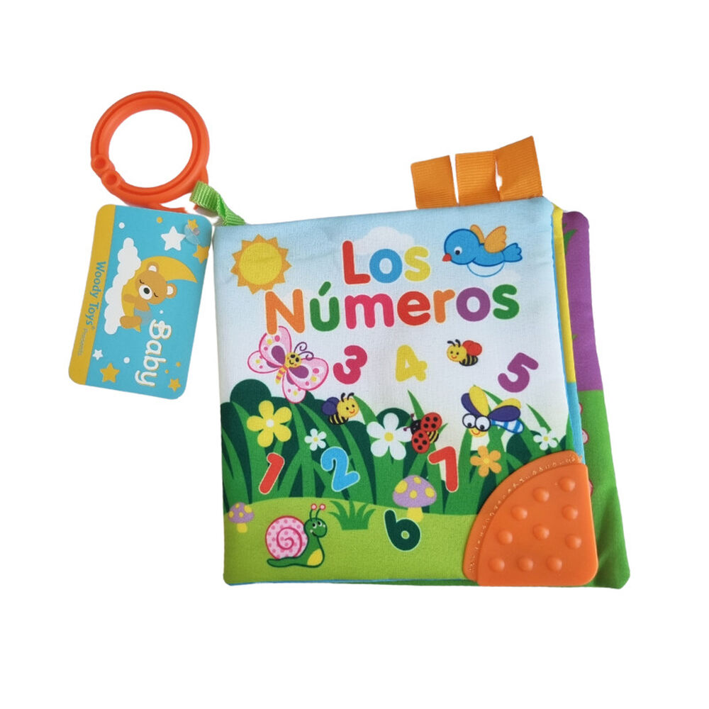 Libro Sensorial Tela Estimulación Visual Juguete Bebe image number 0.0