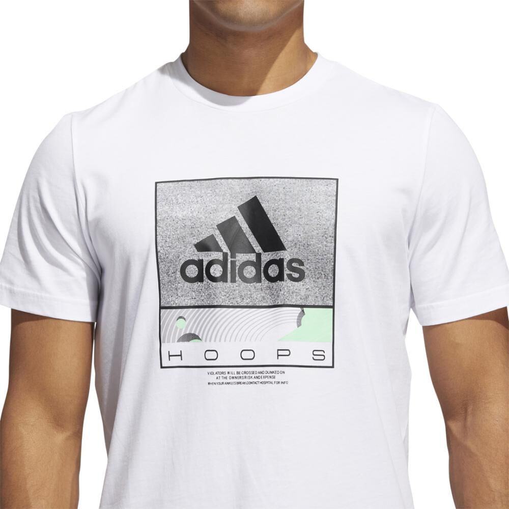 Polera Hombre Adidas Future Hoops Graphic image number 4.0