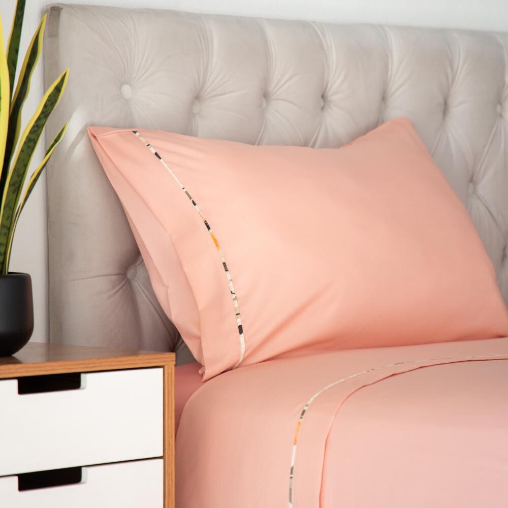 Juego De S&aacute;banas Azhome Bicolor / 1.5 Plazas image number 1.0