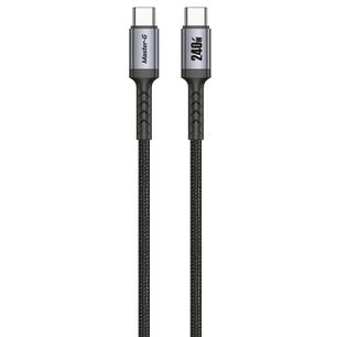 Cable De Carga R&aacute;pida Usb-c A C Antinudos 240w 1m Master-g
