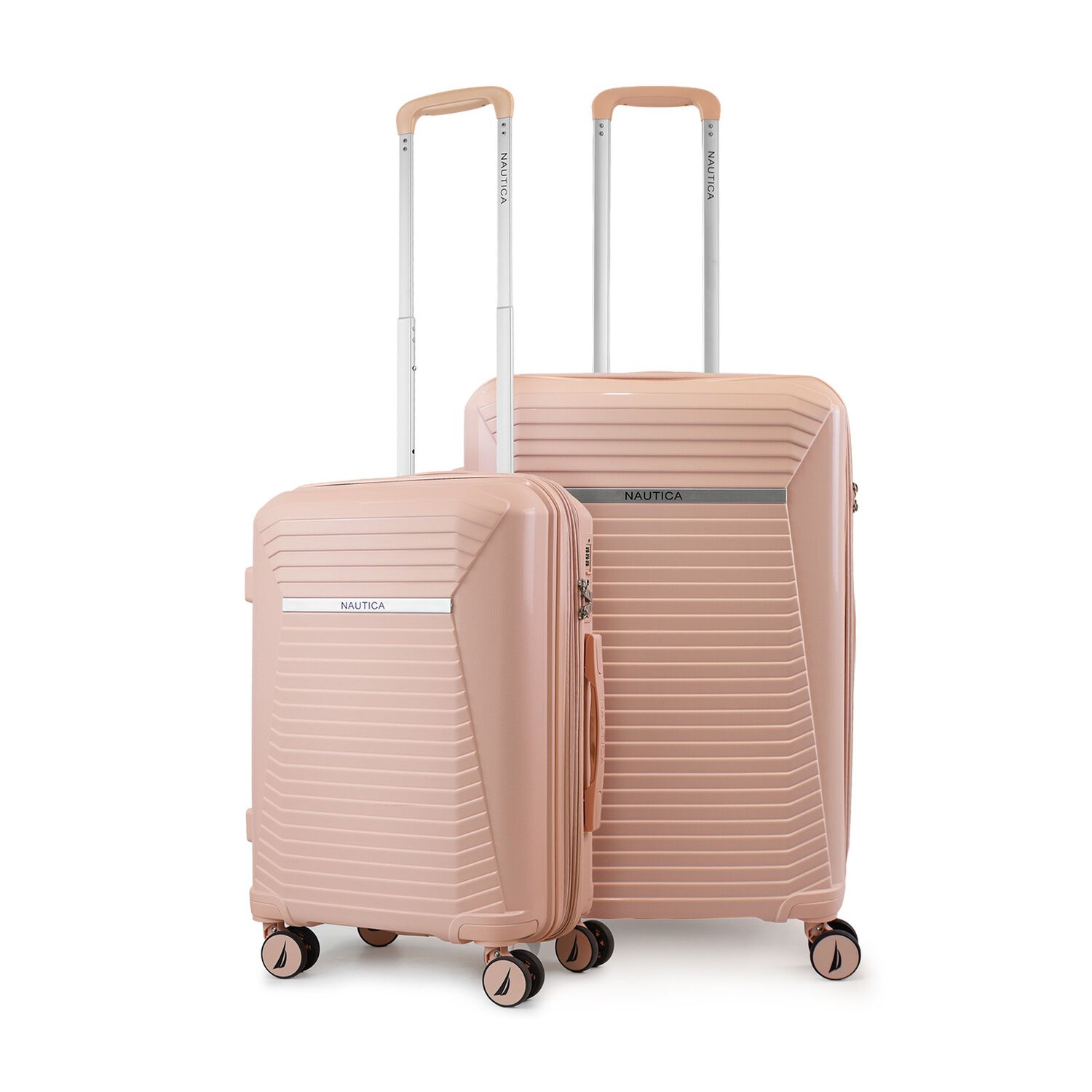 Pack 2 Maletas Nautica Niza Cabina 10kg Y Mediana 20kg Rosa image number 0.0