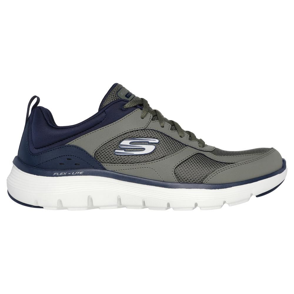 Zapatilla Urbana Hombre Skechers Flex Advantage 5.0 Olivo image number 1.0
