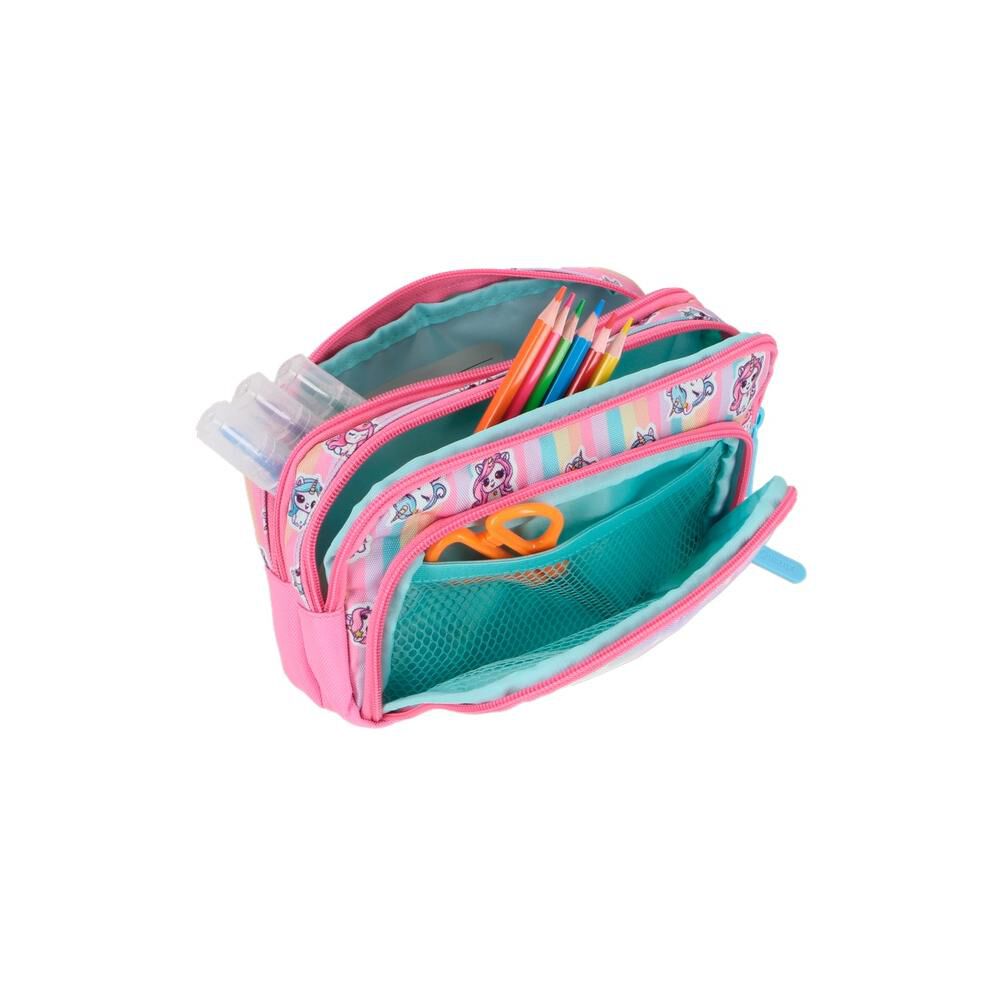 Estuche Xtrem Zip-art 6xt Unicornio Multicolor image number 3.0