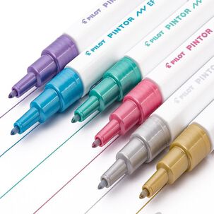 Pintor Set Colores Metalicos Punta Extra Fina