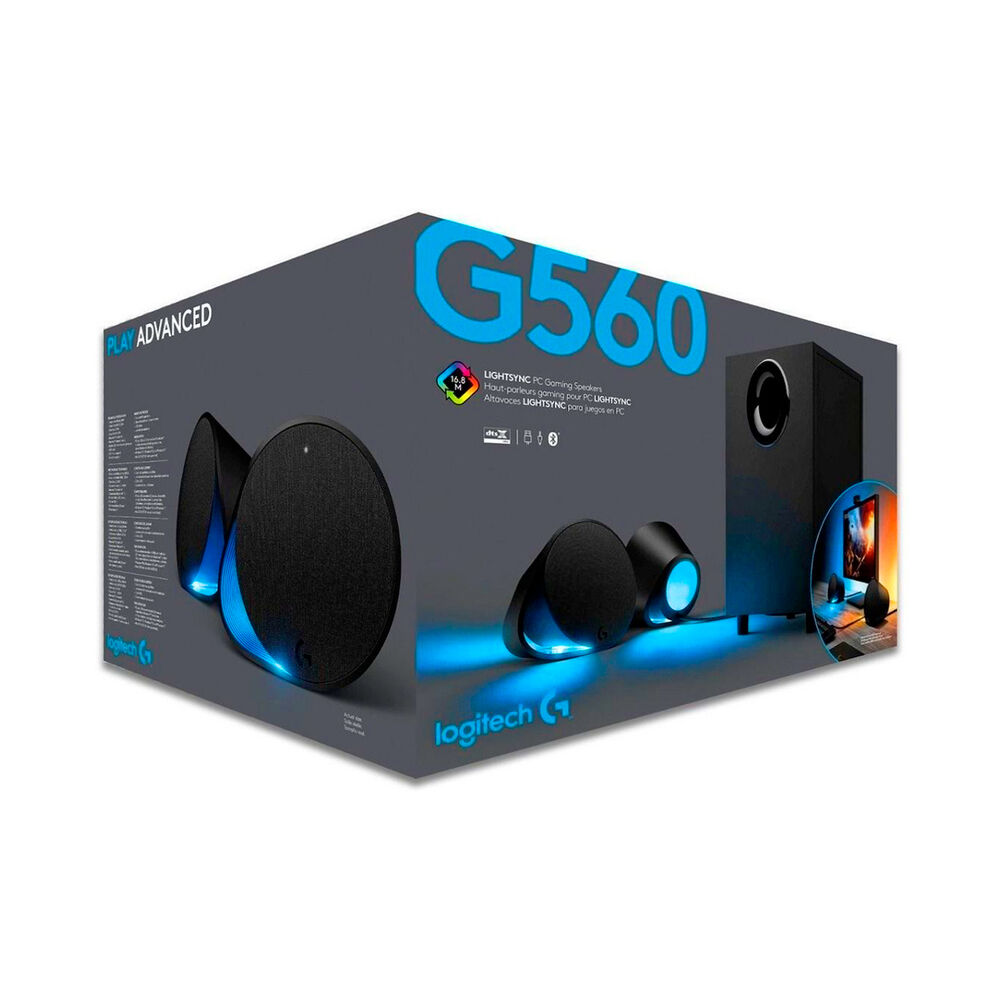 Parlantes Y Subwoofer Logitech G560 Lightsync Pc Gaming 2.1 image number 7.0