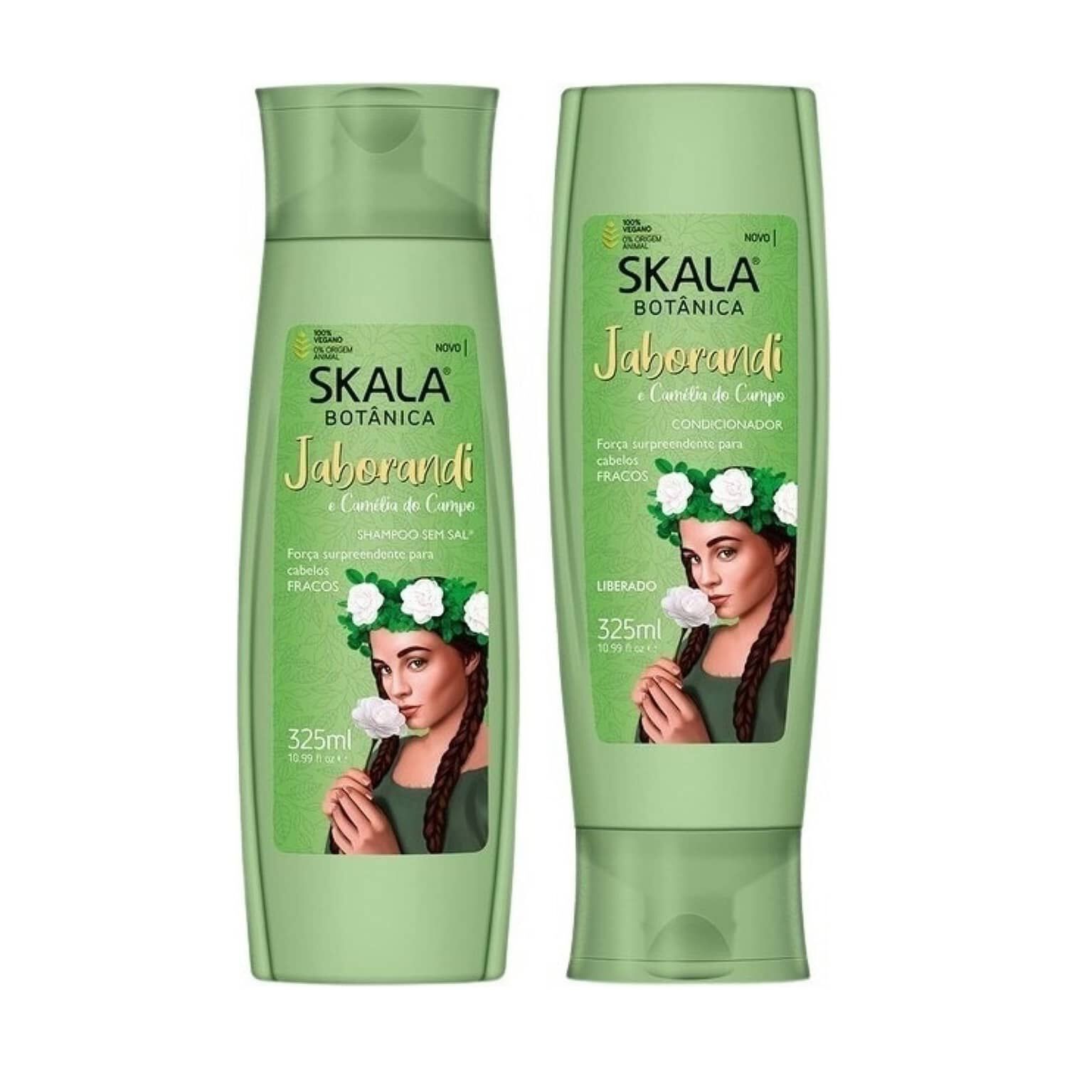Kit Shampoo Y Acond Jaborandi Skala Bot&aacute;nica 650ml image number 1.0