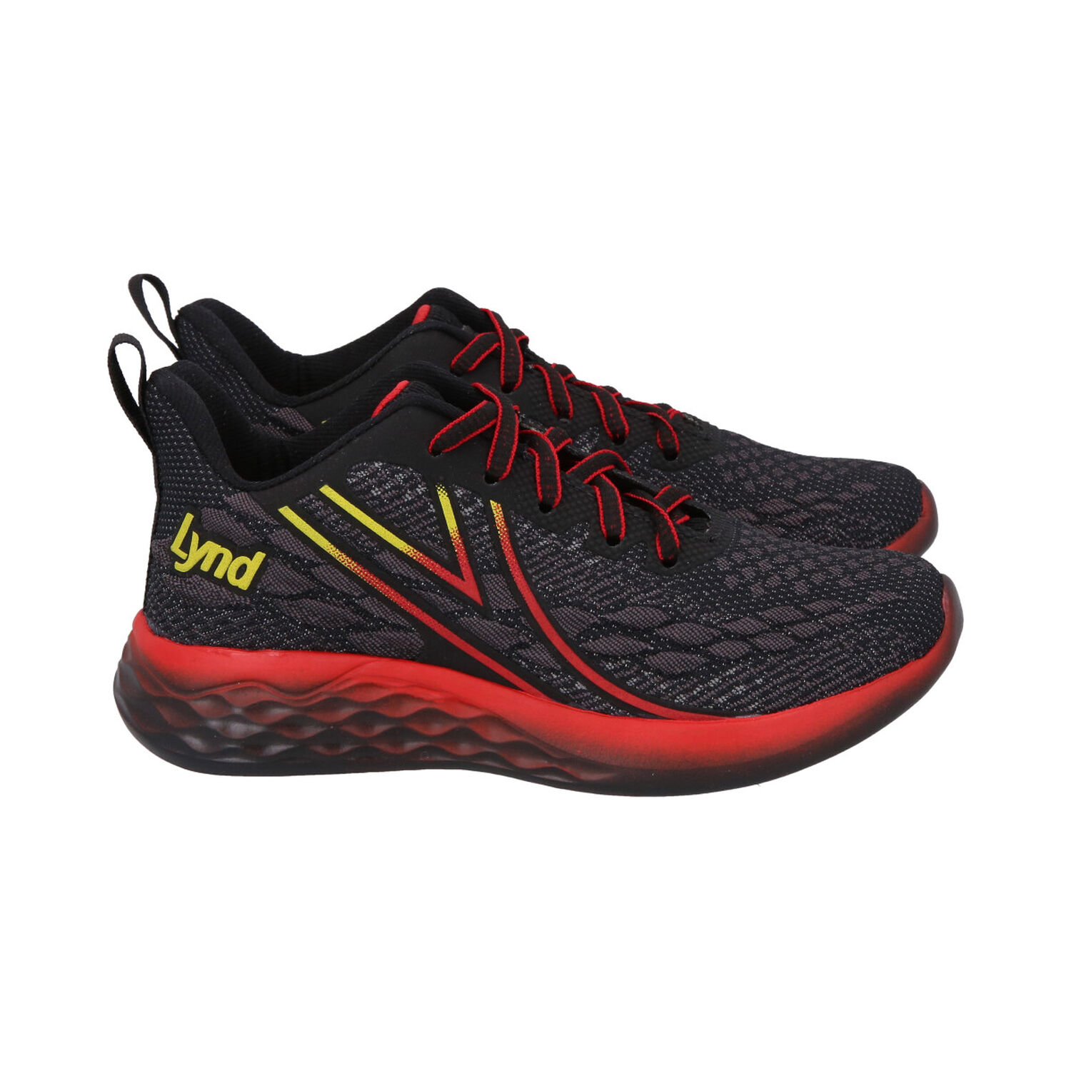 Zapatilla Infantil Progressive Negro/amarillo Lynd image number 2.0