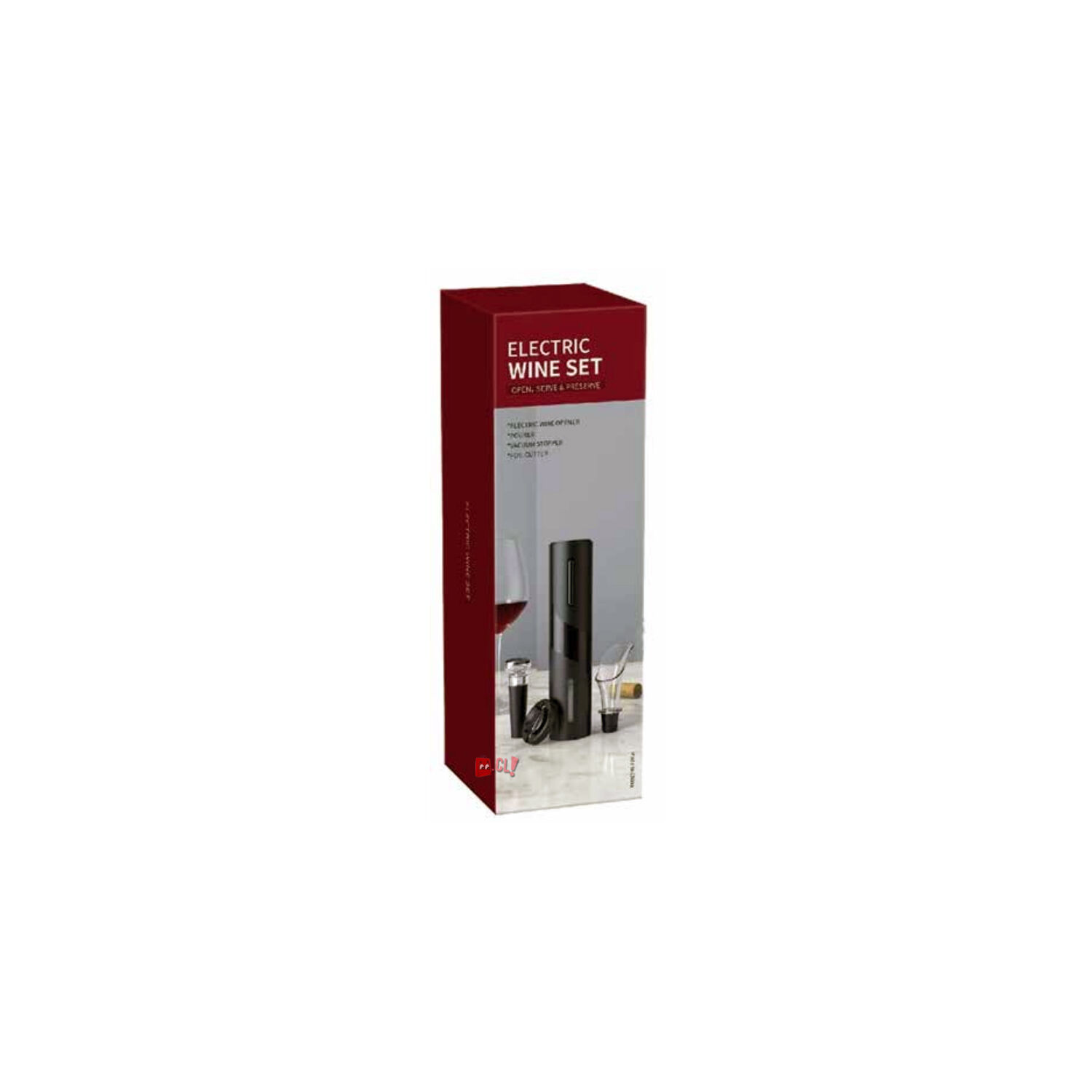 Abridor El&eacute;ctrico De Vino Sacacorchos Descorchador - Ps image number 2.0