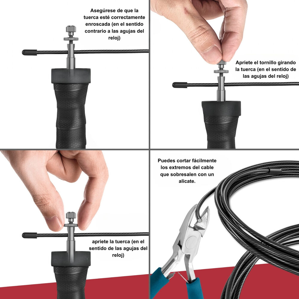 Cuerda Para Saltar Crossfit Ajustable Con Rodamiento + Bolso image number 7.0