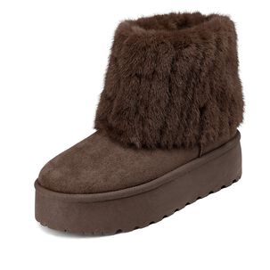 Botin Casual Mujer Vintage Moda Textil Con Felpa Weide Sl23