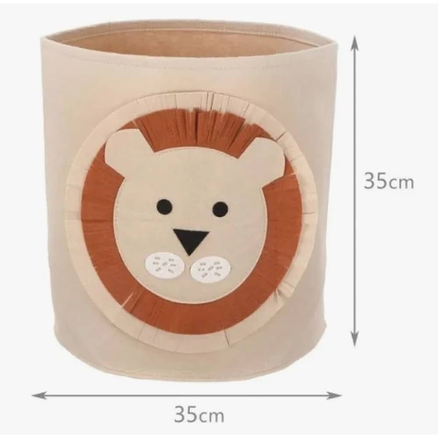 Cesto De Ropa Juguetes Infantil Animales Material Resistente image number 1.0