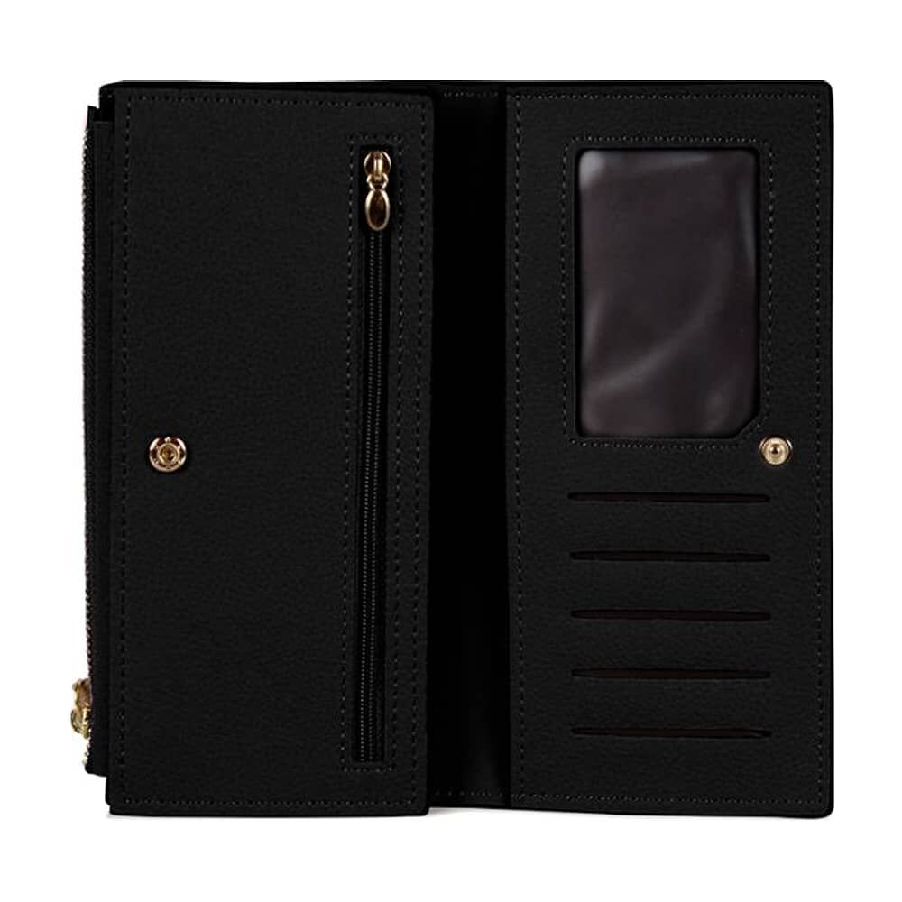 2 Billeteras De Mujer Delia Negra Y Caf&eacute; Carven image number 2.0