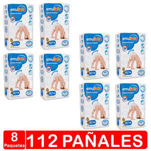 Pañales Emubaby - Premium - Talla Xg 112 Pañales