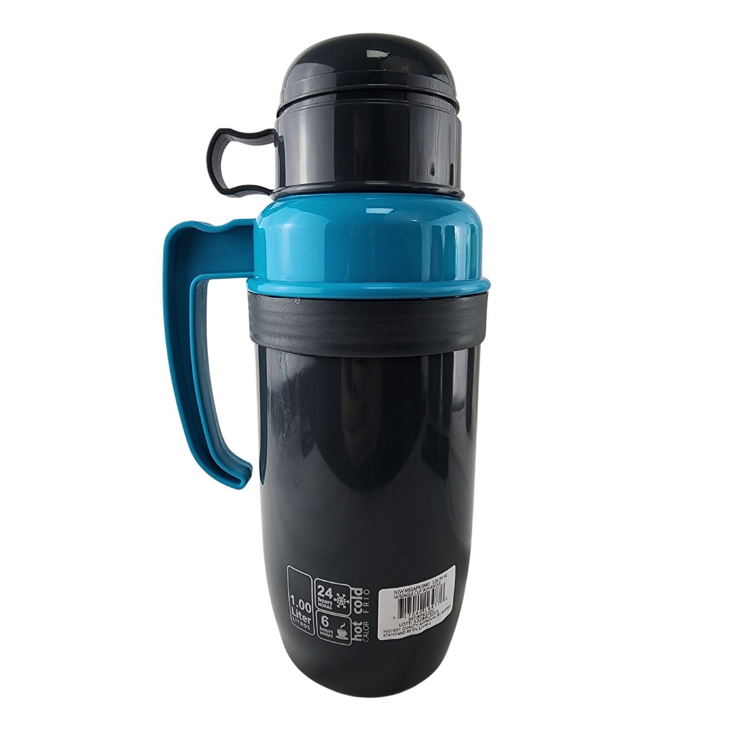 Termo New Mega 1l Para Liquidos Calientes Frios Celeste image number 2.0