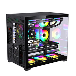 Gabinete Gamer Atx/ M-atx / Itx + Fuente 750w + 4 Ventiladores Rgb- Reacondicionado Gabinete Gamer Atx/ M-atx / Itx + Fuente 750w + 4 Ventiladores Rgb- Reacondicionado