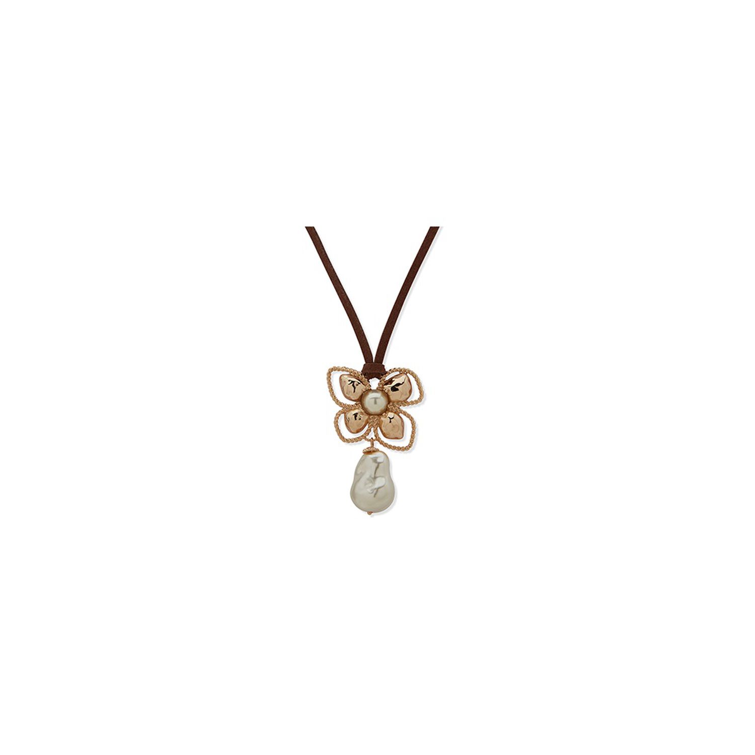 Collar Mujer Anne Klein Beauty In Bloom Dorado image number 0.0