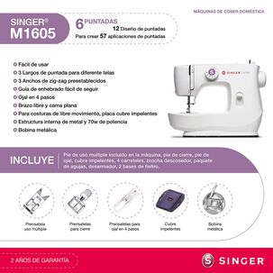 Máquina De Coser Singer M1605