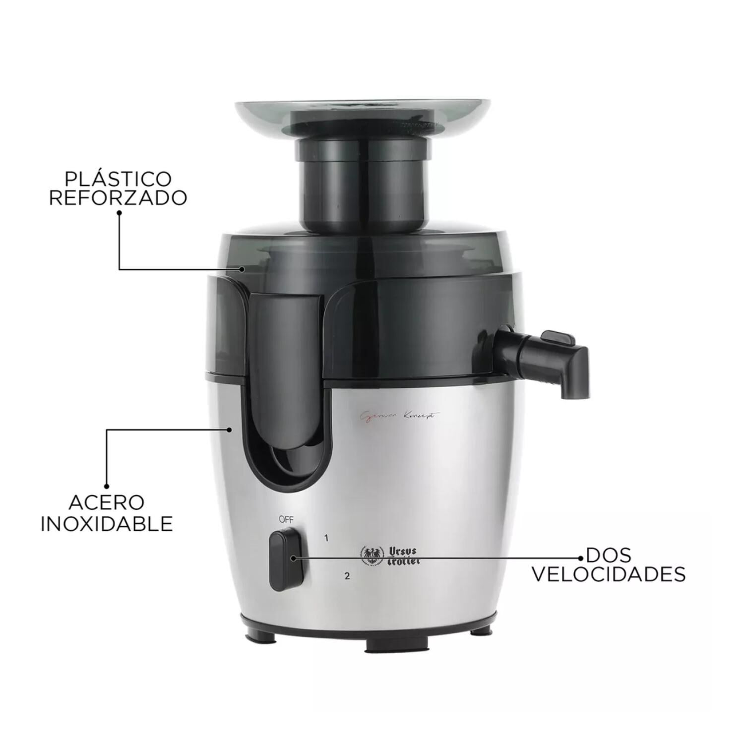 Extractor De Jugos 700w Nutrismart Gris Ursus Trotter image number 1.0