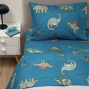 Sabanas 1,5 Plaza Ni&ntilde;o Ni&ntilde;a Estampada + Funda Almohada