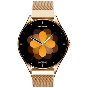 Smartwatch Aura 2 Met&aacute;lico Rose Gold Waterproof 33 Mm Amoled