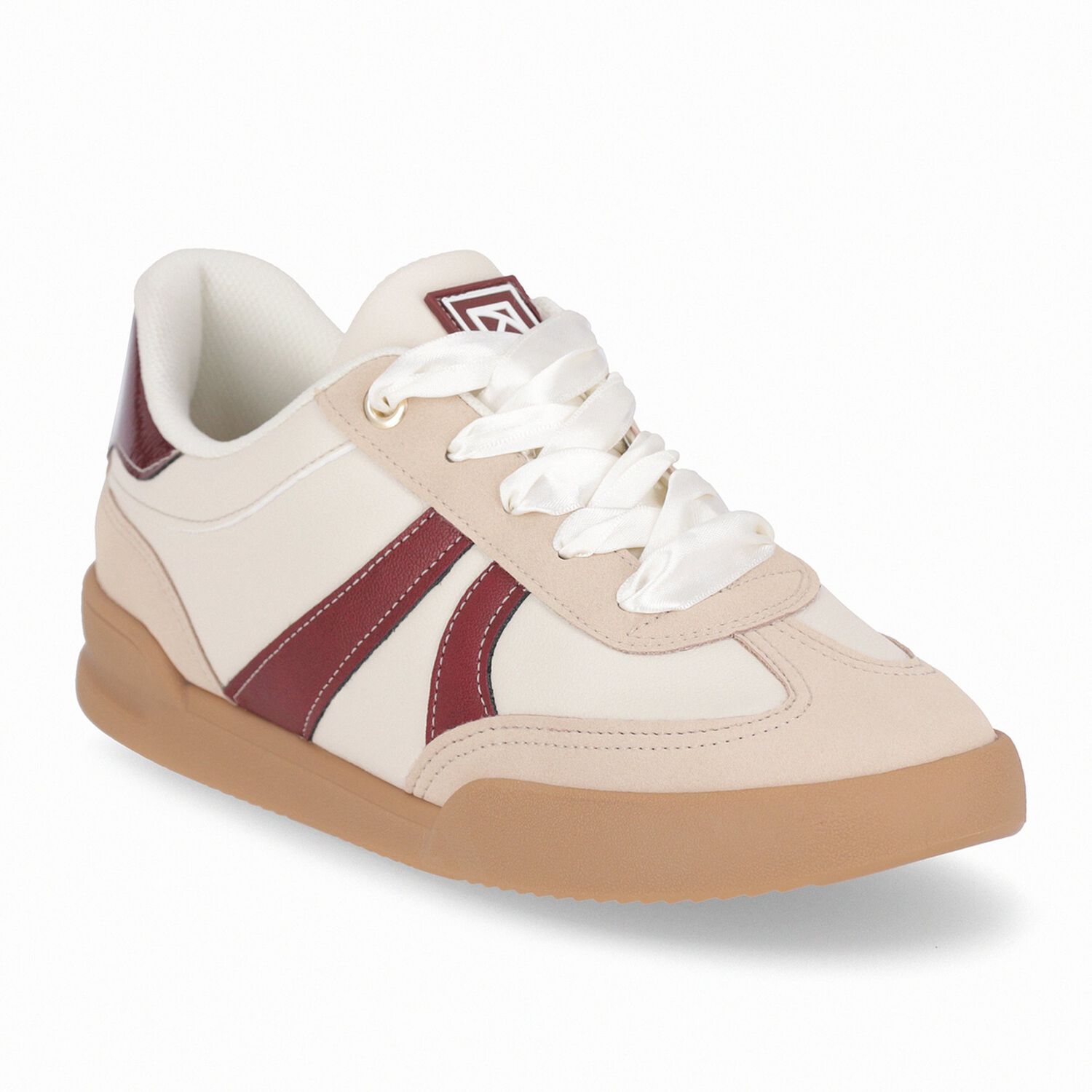 Zapatilla Mujer Beige/burdeo Caroline Piccadilly image number 8.0