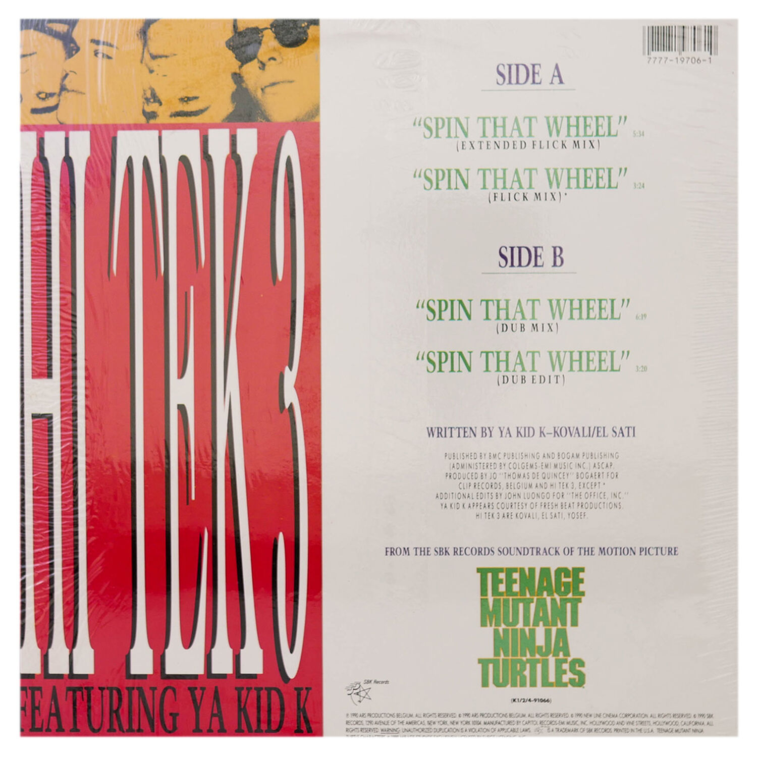 Hi Tek 3 - Spin That Wheel (extended) | 12" Maxi Single Usado image number 1.0