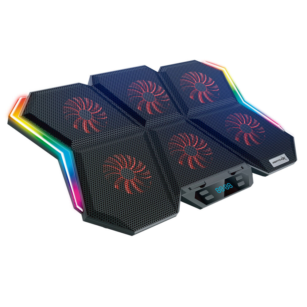 Base 6 Ventiladores Notebook Gamer Pro Reptilex - Ps image number 0.0
