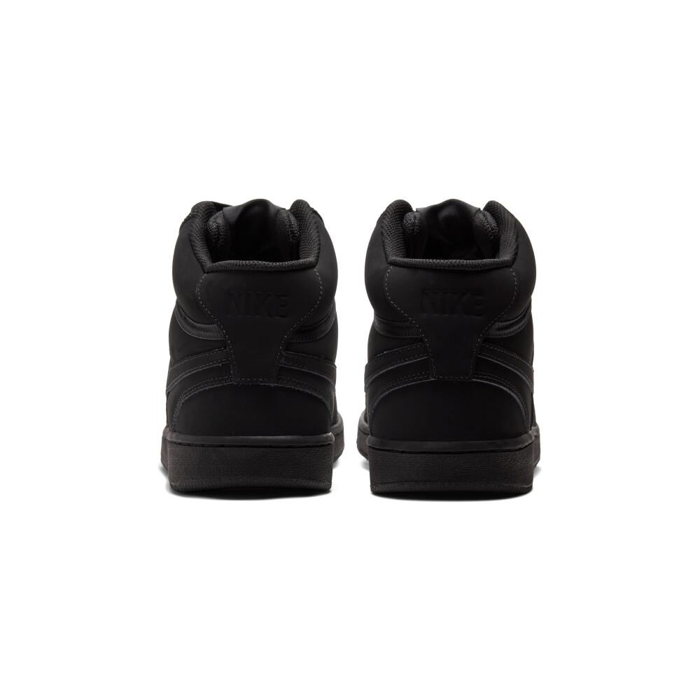 Zapatilla Urbana Hombre Nike Court Vision Mid Negro image number 3.0