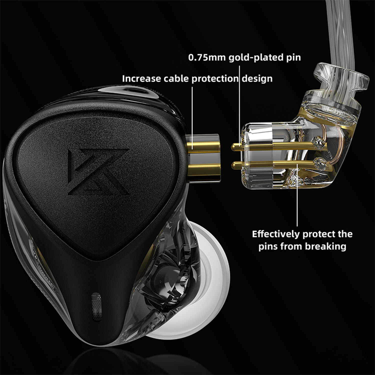 Aud&iacute;fono Zex Pro-mic Kz image number 2.0