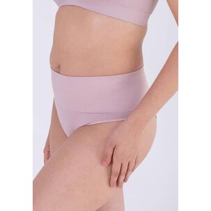 Calz&oacute;n Cintura Alta Sin Costura - Palo Rosa