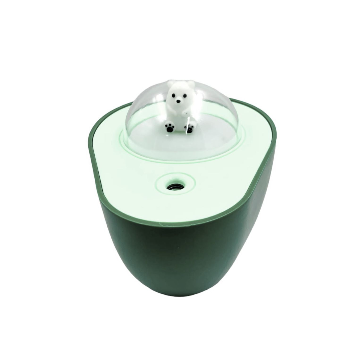 Humidificador Difusor Forma De Palta Luz Led Hogar image number 1.0
