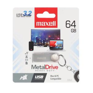 Pendrive Maxell Modelo Metal 64gb Usb 3.2
