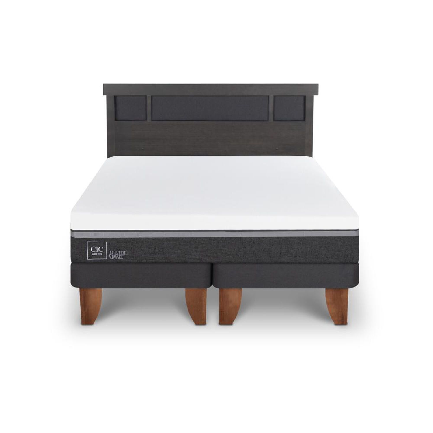 Cama Europea Cic Ortopedic Advance / King / Base Dividida + Respaldo image number 0.0